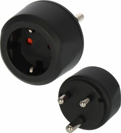 Travel Adapter met aarding Zuid-Afrika, Indie