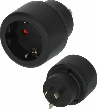 Reisadapter veiligheidscontact Australie, China
