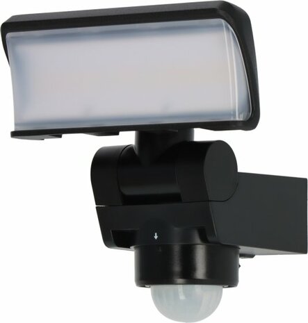 LED-spot WS 2050 SP met bewegingsmelder, 1680lm, IP44, zwart