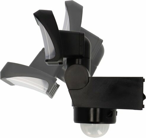 LED-spot WS 2050 SP met bewegingsmelder, 1680lm, IP44, zwart