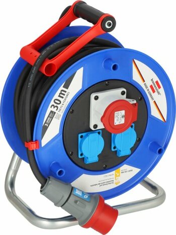 Garant CEE 1 IP44 kabelhaspel voor industrie bouw 30m H07RN-F 5G2,5