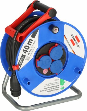 Garant IP44 kabelhaspel 40m H05RR-F 3G2,5