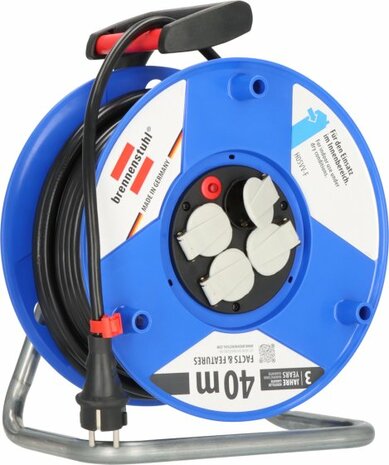 Garant kabelhaspel 40m H05VV-F 3G2,5