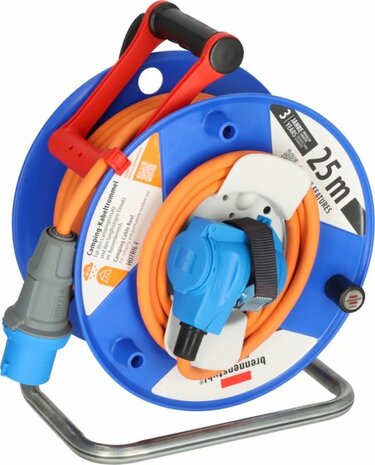 Garant G CEE 3 IP44 Kabelhaspel voor camping en maritieme doeleinden 25m H07RN-F 3G2,5