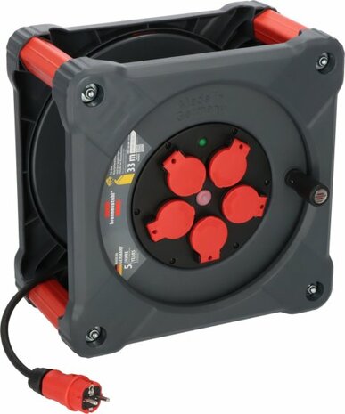 Professional Bouwplaats kabelhaspel KA 3100 5 IP44, 33m H07RN-F 3G1.5