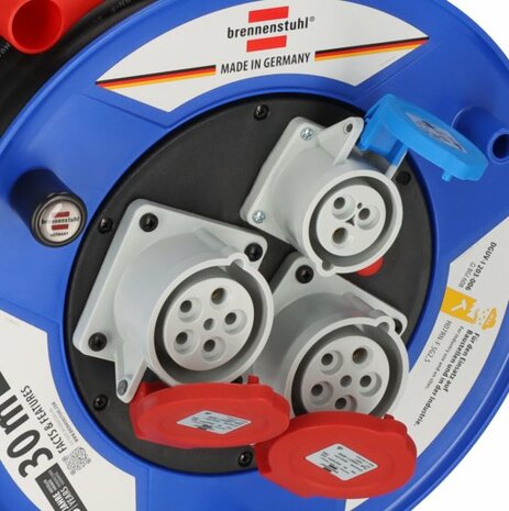 Garant CEE 3 IP44 industriële bouwplaats kabelhaspel 30m H07RN-F 5G2.5