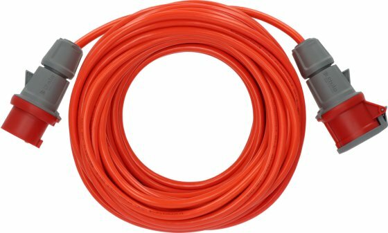 verlengsnoer IP44 25m signaalrood AT-N07V3V3-F 5G1,5 400V 16A