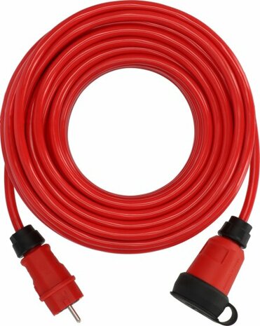 Verlengkabel VQ 2200 IP44, 25m rood H07BQ-F 3G2,5