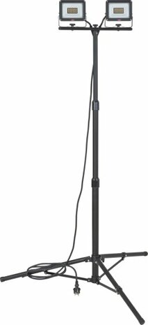 LED-bouwlamp met statief JARO 6060 T, 4800lm, 2x 20W, 3m H07RN-F 3G1,0, IP65