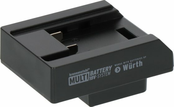 Würth adapter voor LED bouwspots in het brennenstuhl® Multi Accu 18V Systeem