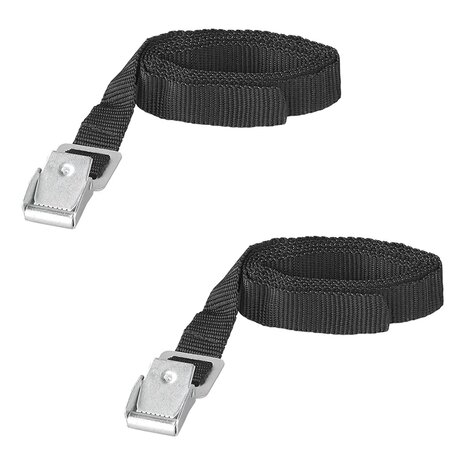 Bindriemen met metalen gesp 18mm-100cm - set van 2 stuks