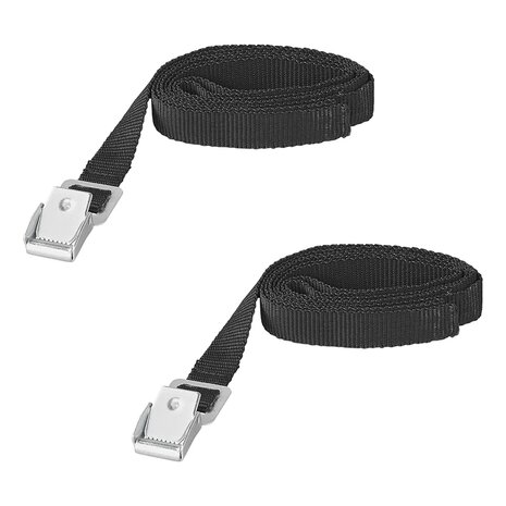 Bindriemen met metalen gesp 1,8-150 cm - set van 2 stuks