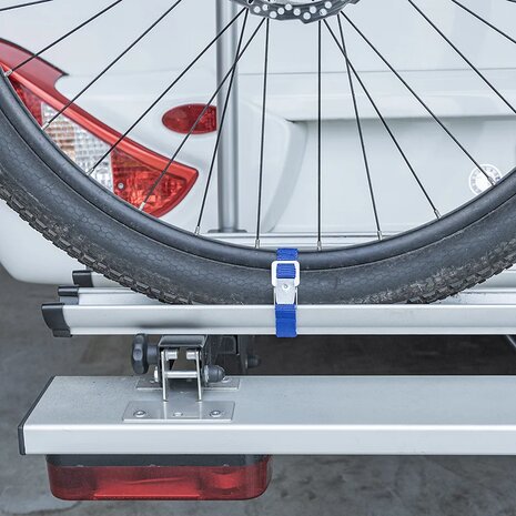 Fietsriempjes met metalen gesp voor fietsdrager 4 stuks