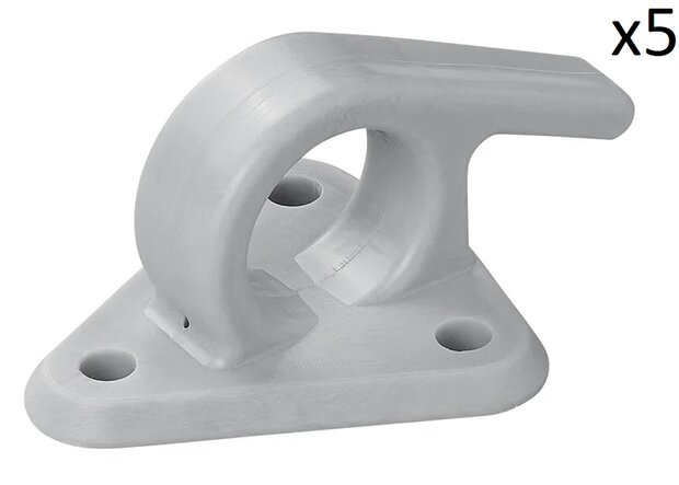 Touwhaak kunststof met oog 48x45mm x5 stuks