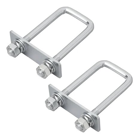 U-beugel 40mm hoekig - set van 2 stuks