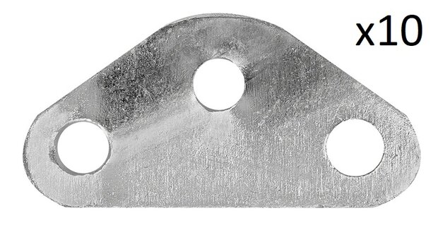 Scheerlijnspanner driehoek x5 stuks