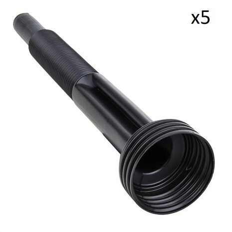 Flexibele tuit voor jerrycan 20L x5 stuks