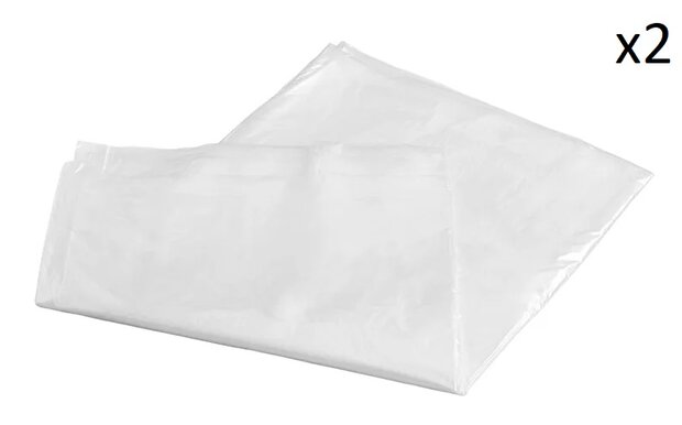 Grondzeil zonder weekmakers 3,00x4,00M LDPE 0,02mm x2 stuks
