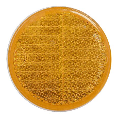 Reflector oranje 60mm zelfklevend x5 stuks