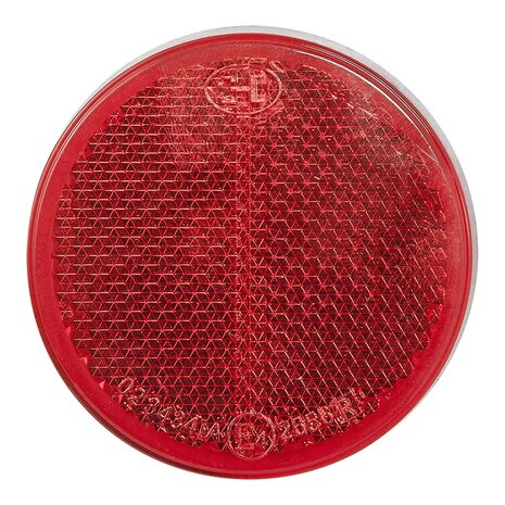 Reflector rood 60mm zelfklevend x5 stuks