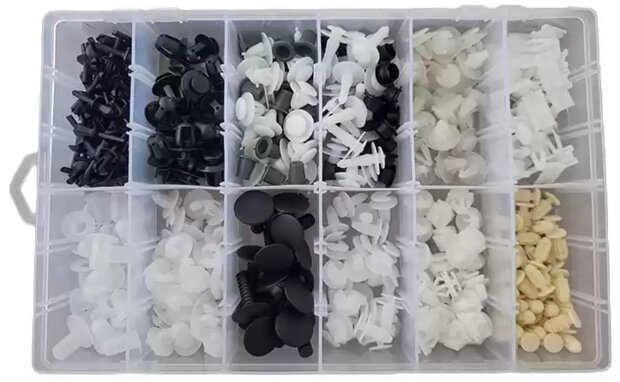 Bekleding clips assortiment Peugeot & Citroen 345-delige