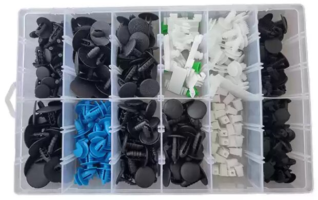 Bekleding clips assortiment Fiat 308-delige