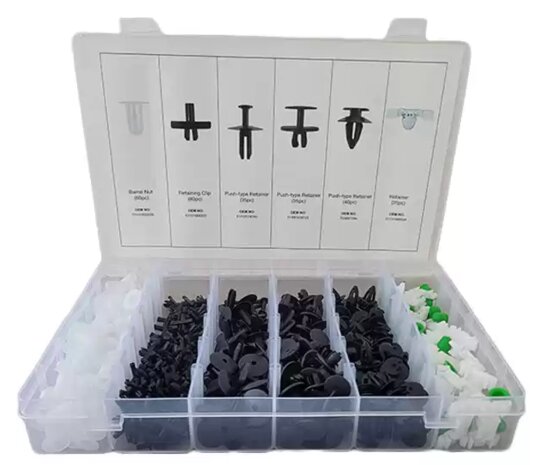 Bekleding clips assortiment BMW 290-delige