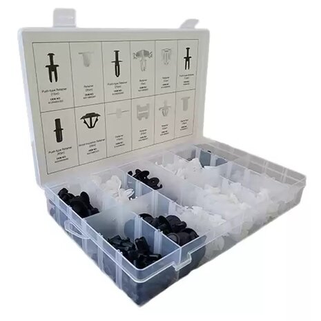 Bekleding clips assortiment Mercedes-Benz 270-delige