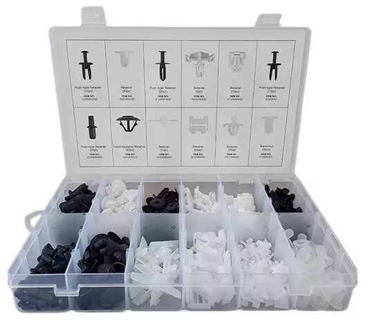 Bekleding clips assortiment Mercedes-Benz 270-delige