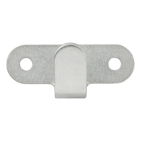 Touwhaak metaal 65x27mm gebogen x10 stuks