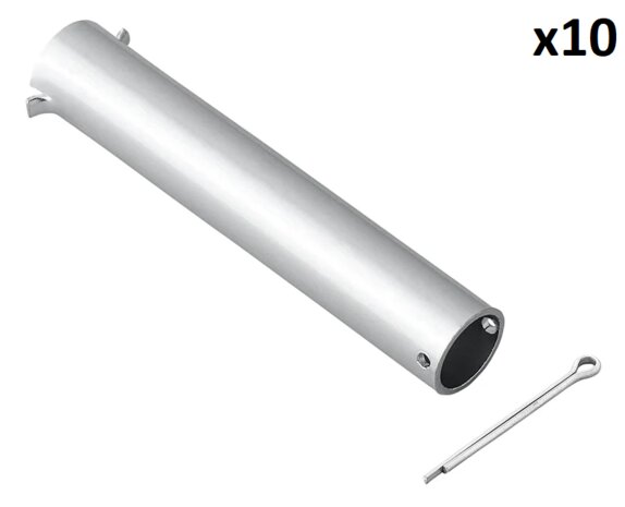 As voor neuswiel 48 mm x10 stuks
