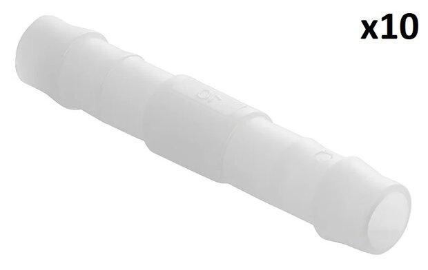 Slangtule recht 10mm x10 stuks