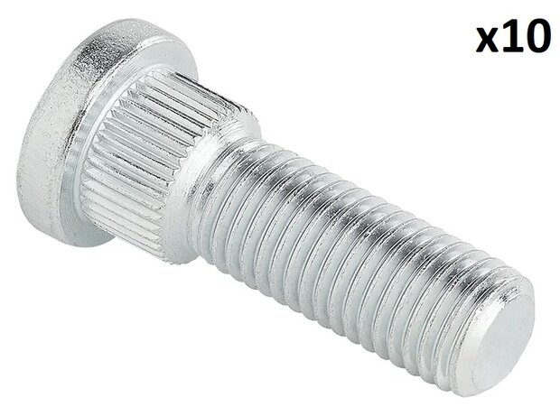 Wielbout M12x1,5 kartel 14,5 mm x10 stuks