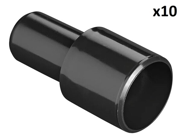 Afvoerbuis overgangsstuk dia 28 mm naar dia 19 mm PE zwart x5 stuks