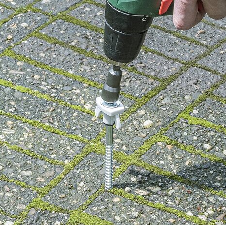 Adapter 13mm met magneet voor accuboormachine x5 stuks