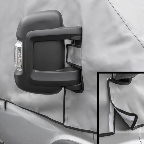 Raamafdekking grijs voor Fiat Ducato X250 vanaf 06-2006 - 2014