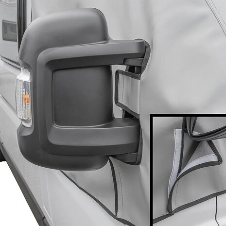 Raamafdekking grijs voor Fiat Ducato X290 vanaf 2014