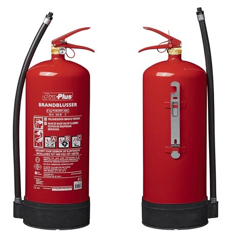 Brandblusser 9kg ABC poeder NL + manometer