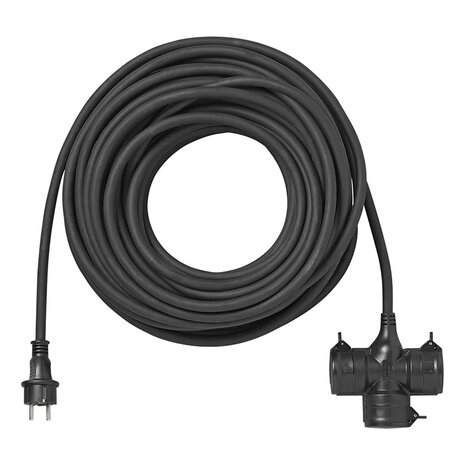 Stekkerdoos Schuko 3-voudig 25M 3x 2,5 mm²
