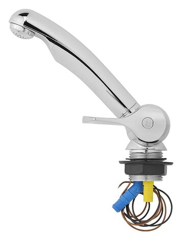 Koudwaterkraan Keramik Style 12V diameter 33 mm chroom x5 stuks