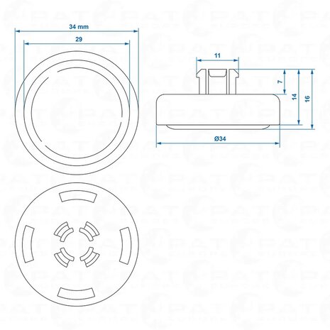 Winterhoff Frictiecup WS3000 vanaf 08/2002 - set van 2 stuks