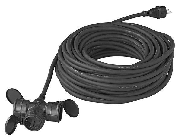 Stekkerdoos Schuko 3-voudig 20M 3x 2,5 mm²