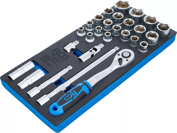 Dopsleutelset inches 27-dlg