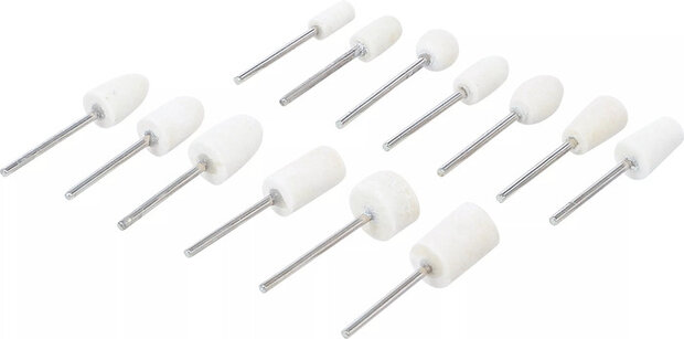 Polijstkop assortiment 13-dlg