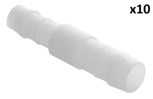 Slangreduceerstuk recht 12x10mm x10 stuks