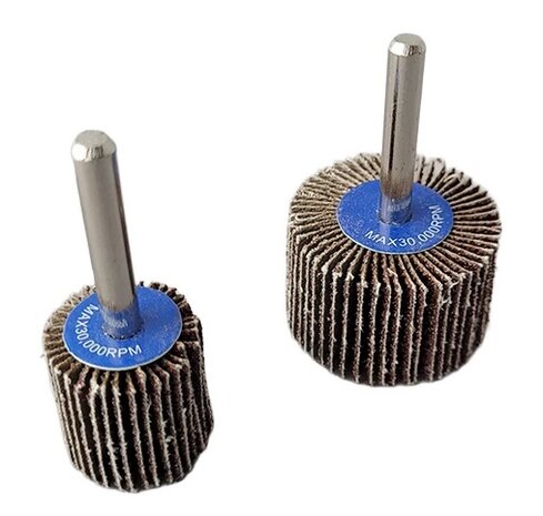 Set borstel- en slijpschijven / 10 stuks