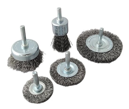 Set borstel- en slijpschijven / 10 stuks