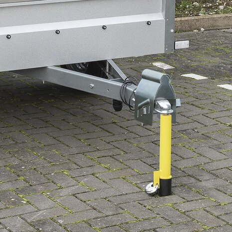 Parkeerpaal voor aanhangwagen caravan