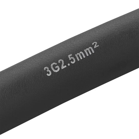 CEE set met verlengkabel 20M 3x2,5mm en verloopkabel 40cm van Schuko stekker naar CEE in opbergtas