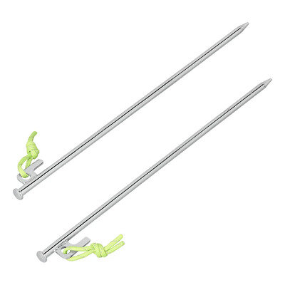 Rotspen 40 cm gegalvaniseerd staal met P-haak Heavy Duty - set van 6 stuks